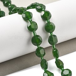 Natürliche Jade Perlen Stränge&nbsp;G-C116-A85-01