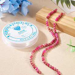 Kits de fabrication de bracelets en perles de jaspe naturel&nbsp;DIY-TA0002-69F