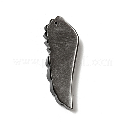 Große Anhänger aus Obsidian mit natürlichem Silberglanz&nbsp;G-D471-05B