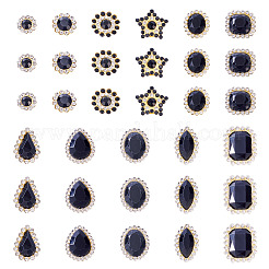 100 pz. di strass da cucire a forma di goccia/cuore/stella&nbsp;FIND-TA0006-69A