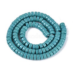 Cuentas opacas de color sólido cuentas de vidrio&nbsp;GLAA-N026-3x6mm-16