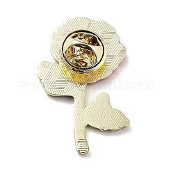 Spilla in lega di zinco smaltata serie fiore&nbsp;JEWB-D069-03B