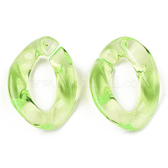 Transparentem Acryl Verknüpfung Ringe&nbsp;LS-OACR-S036-001A-J06