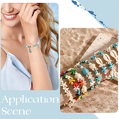 Schmuck-Sets zum Selbermachen mit Ozeanmotiven&nbsp;DIY-SC0030-40