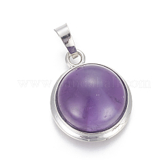 Pendentifs en améthyste naturelle&nbsp;G-L512-B03