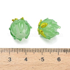 Perles vernissées manuelles&nbsp;LAMP-F041-02-A09