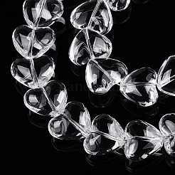 Fili di perle di vetro trasparenti&nbsp;X1-GLAA-T023-13B