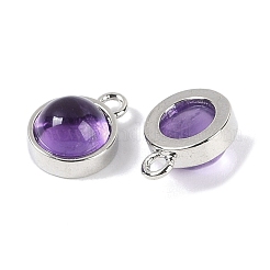Natürlichen Amethyst Edelsteinanhänger&nbsp;G-K372-03P-02