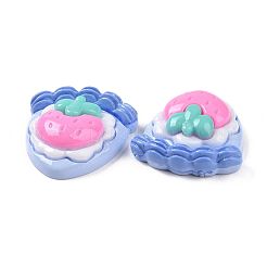 Cabochons décodés gâteau en résine opaque&nbsp;CRES-A051-01A