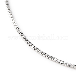 Fabrication de collier coulissant en acier inoxydable résistant au ternissement&nbsp;AJEW-JB00476