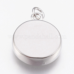 Pendentif de support de cabochon en laiton&nbsp;KK-P146-08P