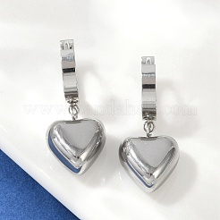 Boucles d'oreilles pendantes en acier inoxydable 304&nbsp;EJEW-V004-02P