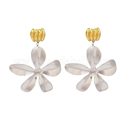 Orecchini pendenti in acciaio inossidabile 304&nbsp;EJEW-K296-02GP-04