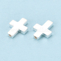 925 perlina a croce religiosa in argento sterling&nbsp;STER-N016-122S