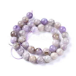 Natürliche Lavendel-Amethyst-Perlenstränge&nbsp;G-L555-01-4mm