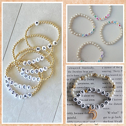 DIY-Sets für runde Perlen und Buchstabenperlen&nbsp;DIY-SP0006-69