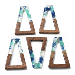 Pendentifs en résine et noyer&nbsp;FIND-R051-03