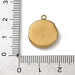304 Edelstahl-Emaille-Anhänger&nbsp;STAS-A121-05A-G