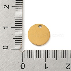 Placcatura ionica (ip) ciondoli in acciaio inossidabile 304&nbsp;FIND-M017-02G-O