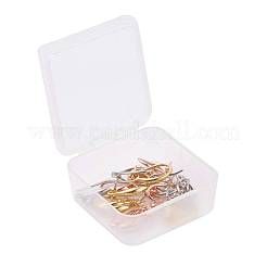9 paio di ganci per orecchini in ottone a 3 colori&nbsp;sgKK-ZZ0001-02