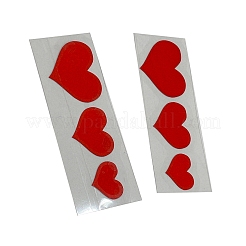 6 Uds. 3 estilos de pegatinas impermeables para coche con forma de corazón para mascotas&nbsp;DIY-WH0349-229B
