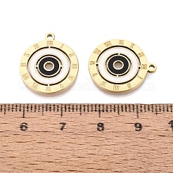 304 Edelstahl-Emaille-Anhänger&nbsp;STAS-Q111-10G-02