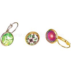 Ganci di orecchini in ottone&nbsp;KK-PH0034-16