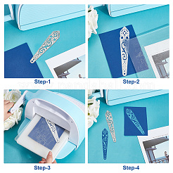 Kohlenstoffstahl Schneidwerkzeuge Schablonen&nbsp;DIY-WH0309-1764