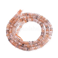 Natürliche Multi-Mondstein-Perlenstränge&nbsp;X-G-R475-002A
