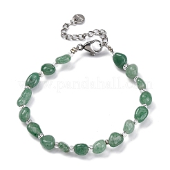 Natürliche grüne Aventurin-Perlenarmbänder für Frauen&nbsp;G-P563-07P-23