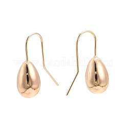 Orecchini pendenti a goccia in ottone da donna&nbsp;EJEW-C047-01G