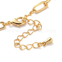 Messing-Mikro pflastern kubische Verbindungsarmbänder Zirkonia&nbsp;BJEW-P342-10G