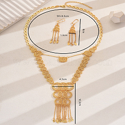 Set di collane e orecchini con nappe in lega vintage per le donne&nbsp;LC7406