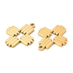 Ionenplattierung (IP) 316L chirurgischer Edelstahlanhänger&nbsp;STAS-D078-25G