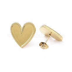 Boucles d'oreilles à tige en acier inoxydable 304 avec placage ionique (IP) pour femmes&nbsp;EJEW-I285-32G