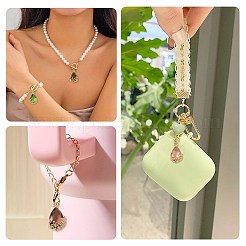 Pendentifs en verre transparent&nbsp;GLAA-FZ0001-02G