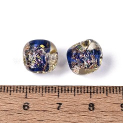 Handgemachte Glasperlen Goldsand&nbsp;LAMP-Q039-03D
