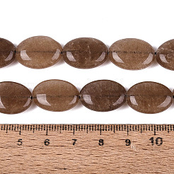 Chapelets de perles en jade blanc naturel teinté&nbsp;G-N370-01A-09