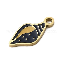 Pendentifs en acier inoxydable 304 émaillés&nbsp;STAS-I336-05G-06