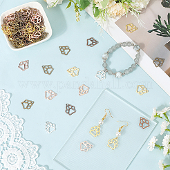 110 pièces 5 couleurs pendentifs en alliage de style tibétain&nbsp;FIND-SC0019-81