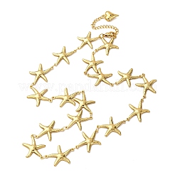 Strand 304 Edelstahl Meerestiere Gliederkette Halsketten für Frauen&nbsp;NJEW-G178-04G-03