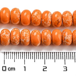 Synthetische imperiale Jaspis-gefärbte Perlenstränge&nbsp;G-D077-E01-01F