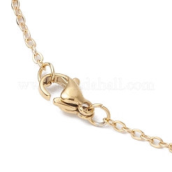 Colliers avec pendentif en forme de larme de verre&nbsp;NJEW-MZ00066-03