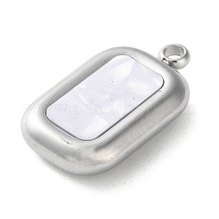 Pendentifs acryliques en acier inoxydable 304&nbsp;STAS-M091-02C-P