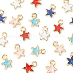 20pcs 5 Arten Legierungs-Emaille-Charms&nbsp;ENAM-YW0002-98