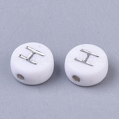 Perline acrilico placcato&nbsp;PACR-R243-04H