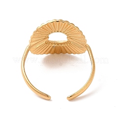 Anillos de dedo de acero inoxidable 304 con revestimiento iónico (IP)&nbsp;RJEW-E063-33G