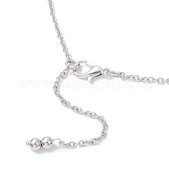 Collane con ciondolo in acciaio inossidabile 304 per donna e uomo&nbsp;NJEW-JN05414-01