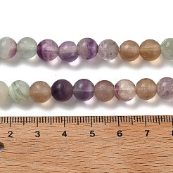 Natürliches Fluorit Perlenstränge&nbsp;G-K153-B36-8mm