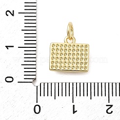 Breloques d'émail en laiton&nbsp;KK-P338-31G-02